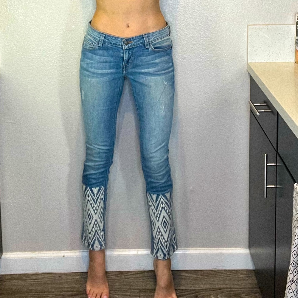 Bohemian Embroidered Demin Size 28.